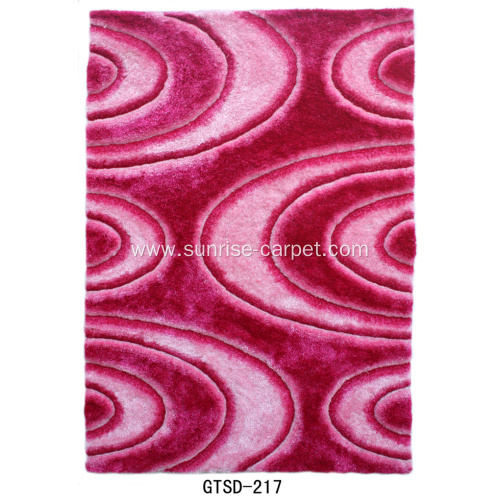 Elastic&Silk 3D Shaggy Rug